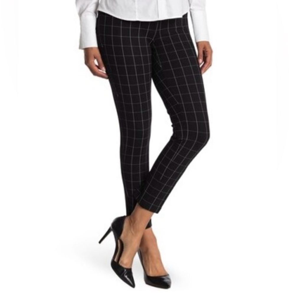 Amanda and Chelsea black window pane trousers size 6